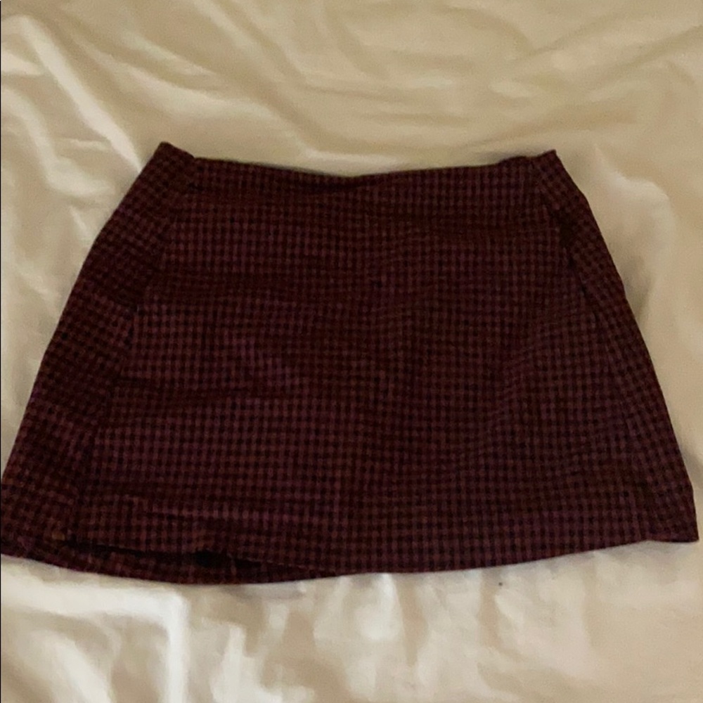 Urban Outfitters plaid/gingham skirt